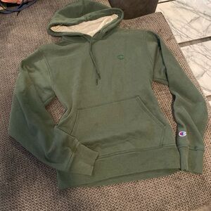 Champion Men's Olive Hoodie